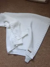 Manta tejida para bebé, ropa envolvente de cama supersuave para niños pequeños, colcha de cama, sofá, cochecito, cesta