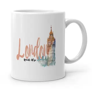 

Personalized London Design White Mug Cup-2