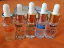 LANBENA-suero de ácido hialurónico, suero con vitamina C, oro de 24 quilates, tratamiento de poros, suero facial, 4 Uds.