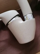 Shinesia-grifo de cocina negro con puntos, mezclador de agua fría y caliente, con una sola manija, rotación de 360 grados, de latón, grúa