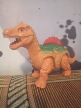 Dinosaurio eléctrico que camina, juguete de dinosaurios brillantes con sonido, modelo de animales para niños, regalo interactivo