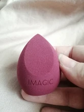 IMAGIC-esponja de maquillaje, esponjilla en forma de lágrima para aplicación de base y corrector en crema, esponja suave, mojar abundantemente con agua antes de utilizar, venta al por mayor