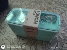 Bento-Box Lunchbox Dinnerware Food-Container Wheat-Straw-Material Microwavable Eco-Friendly