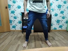 Pantalones vaqueros ajustados de hip-hop para hombre, jeans cargo 2021