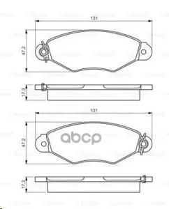 Колодки Тормозные Дисковые Premium 2, Передн, Renault Kangoo Bosch арт. 0986495235