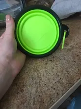 Bol plegable de silicona para perros, cuenco de viaje para perros, Bol de perro plegable portátil para Gato, alimentación de agua y comida, 1 ud.