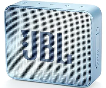 

JBL GO2 CYAN PORTABLE WIRELESS SPEAKER 3W RMS BLUETOOTH AUX MICROPHONE HANDS free WATERPROOF IPX7