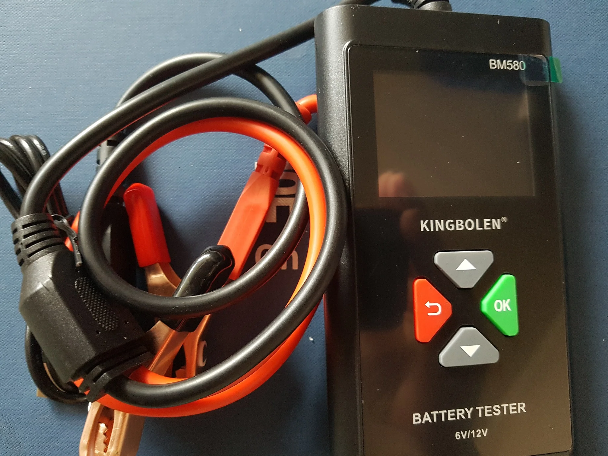 Отзыв о товаре Автомобильный тестер батареи KINGBOLEN BM580 12V 6V CCA Circut тестер Cranking зарядка инструменты BM550 Автомобильный анализатор батареи от пользователя Покупатель 