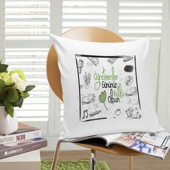 

Personalized White Pillow Case (Teachers Day Temalı-30)
