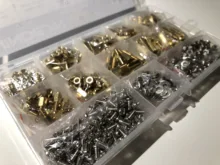 910 unids/set M3 hombre mujer hexagonal latón espaciador de separación con tornillo de cabeza troncocónica y tuerca surtido para lavador de pcb placa separador
