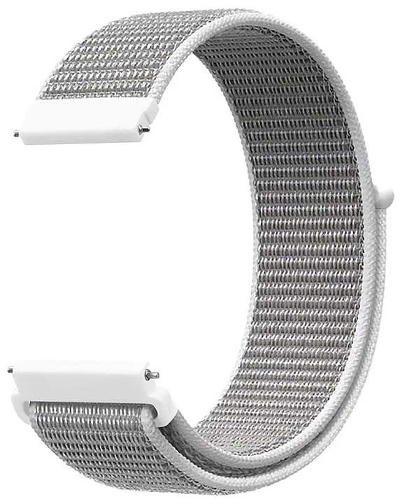 Белый Нейлоновый ремешок Nuobi для Xiaomi Amazfit GTS/Bip 20 мм - Цвет ремешка: Белый