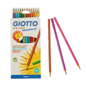 

A set of color three-sided pencils Giotto Elios triangular, 3,3mm,