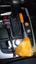 Cepillo para detalles de Interior de coche, cepillo con hendiduras, supersuave, herramienta de limpieza, accesorios de interior, estilo de coche