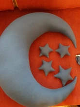 Sombrero de bebé para posar granos, Luna, almohada, estrellas, conjunto, accesorios de fotografía recién nacido, sesión de fotos, accesorios