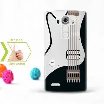 

Personalized LG G4 Slim Clear Silicone Phone Cover (Guitar Temalı-1)