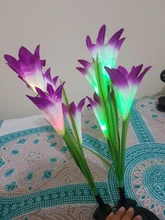 Decorative-Lamp Solar-Light Flower Lily Lawn-Path Yard Outdoor Led Garden Waterproof