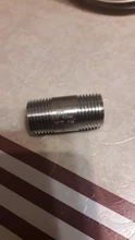 1-1/4-Threaded-Pipe-Fittings Water-Connection Stainless-Steel Male-X-Male SS304 1-3/8-