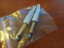 Conector de Audio enchufable para KTV, 2 uds., 6,35mm/6,5mm, Mono enchufe de amplificador, 6,35/6,5