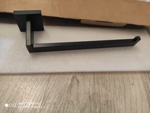 Robe Hook Paper-Holder Towel Rail-Bar-Rack Bar-Shelf Bathroom-Hardware-Set Tissue Black