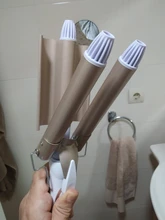 Utensilios de peluquería profesional, rizador de cerámica de triple barril de pelo eléctrico, ondulador de pelo, herramientas de estilismo