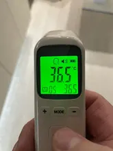 Termómetro infrarrojo Digital para la frente, herramienta de medida de la fiebre sin contacto para bebés y adultos