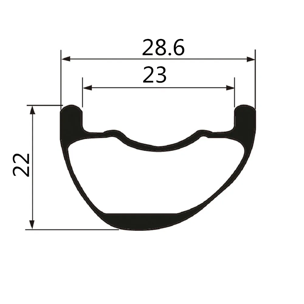 

695g 1pair 29er MTB 28 wide offset Mountain Bike Tubeless Carbon Rim 27.5 Inch Carbon Fiber T800 MTB Wheelset All Carbon Rims