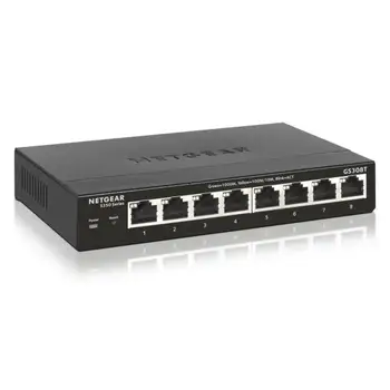 

Netgear managed GS308T L2 Gigabit Ethernet (10/100/1000) Black