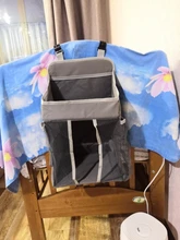 Organizador de almacenamiento de cama para bebé recién nacido, bolsa de almacenamiento colgante, organizador de Caddy para ropa de cama esencial para bebé, bolsa de almacenamiento de pañales