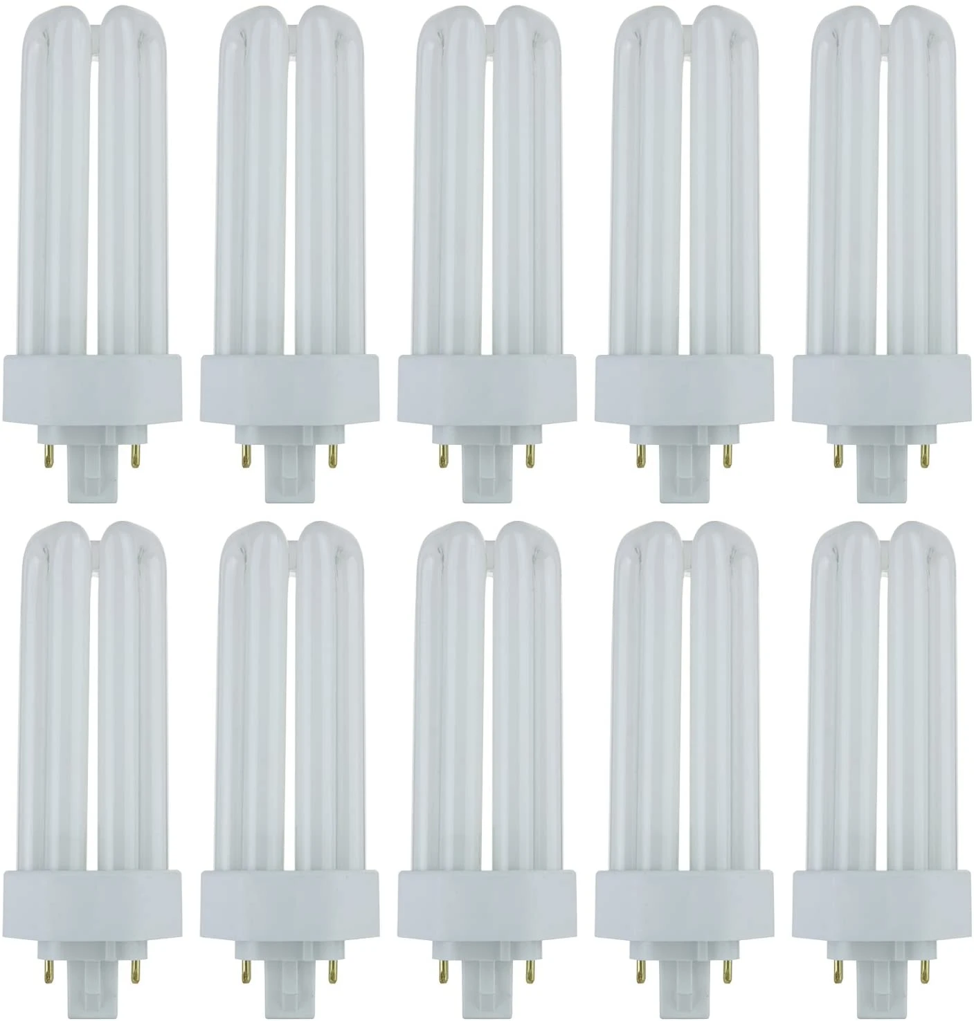 Bombillas PLC Tubo, 26W, Maiz G24, Luz blanca 6400K, 2 PIN / 4 PIN, Pack de 1 / 2 6 / 12 Unidades, Para Hogar, Oficina, Comercial|Bombillas y tubos LED| - AliExpress