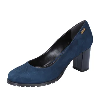 

MARIO CERRUTI women's pumps blue suede