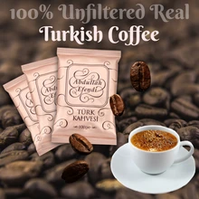 Turkish coffee 3 Pack of 100 gr prepared using very finely ground coffee beans unfiltered taste the real coffee