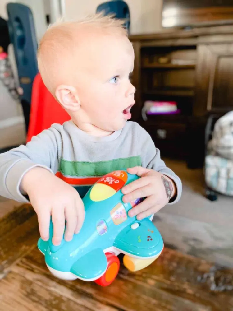 Histoye Baby Plane Toys For 1 Year Old Electronic Musical Airplane Toy For Toddlers Early Learning Educational Toys For Kids Toy Phones Aliexpress