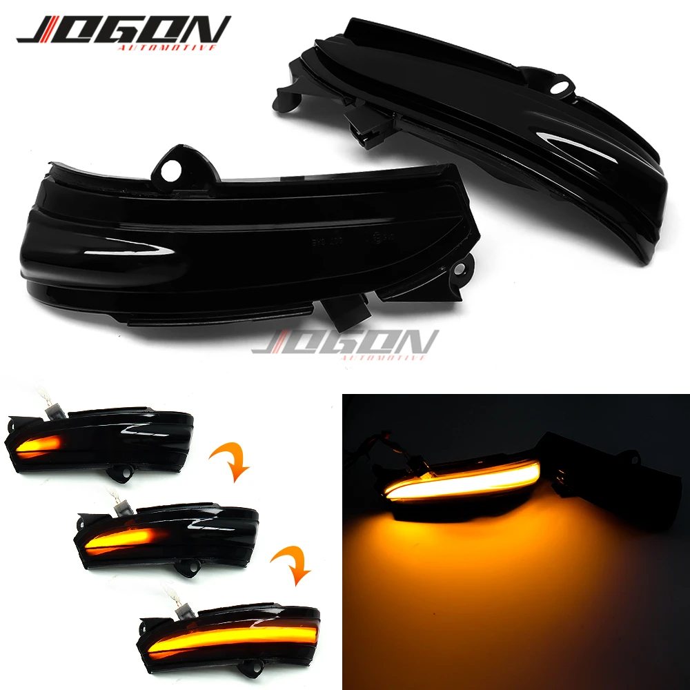 

For Ford Fusion / Mondeo 2013-2018 Dynamic Turn Signal Light LED Side Wing Rearview Mirror Sequential Indicator Blinker Lamp
