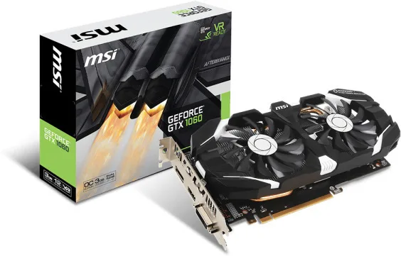 Видеокарта MSI GeForce GTX 1060 OC [GTX 3GT OC] | Компьютеры и офис