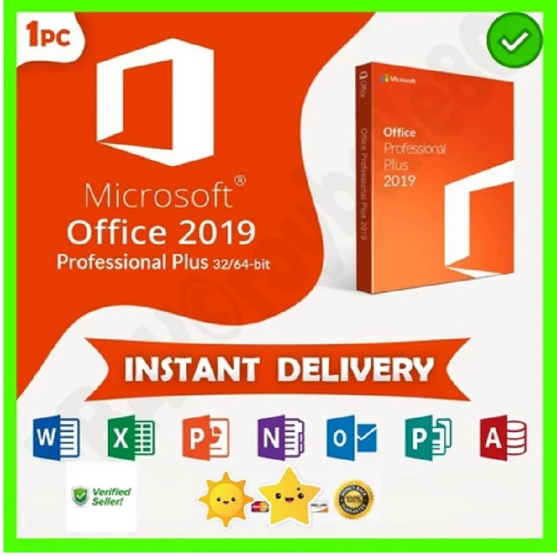 ¡Offif! E-clé Professional nelle Plus, 2019, 32/64 bits, authentique