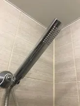 Shower-Set Holder Wall-Mount Hand-Held Hose Chrome Brass 