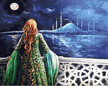 

Painting by numbers GX 30485 Turkish princess 40*50