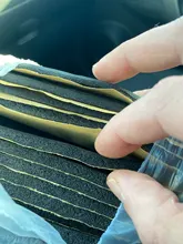 9X 1cm 0,6 cm coche sonido caliente Deadener Mat a prueba de ruido aislamiento del capó Deadening motor Firewall calor espuma de algodón pegatina 30x50cm