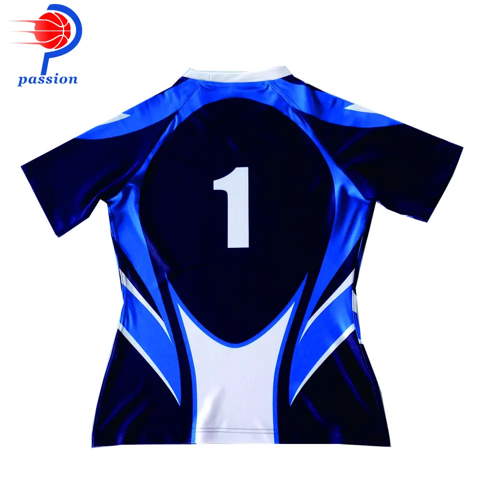 Customize Your Team Sublimated Rugby Jerseys Personal Numbers names