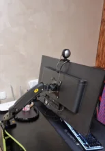 Monitor-Holder Arm-Gas-Spring Desktop LED F80 Dual-Arm Full-Motion NB NEW LCD 2-9kg USB3.0