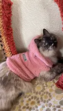 Ropa de Gato caliente para mascotas, abrigo, chaqueta para perros pequeños, medianos, gatos, Chihuahua, ropa de Yorkshire, disfraz rosa, S-2XL