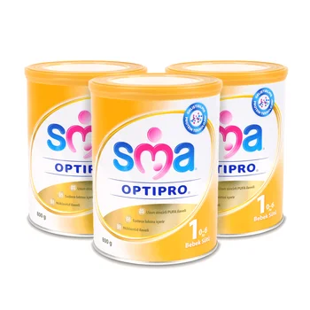 

Baby Milk Powder SMA 1 Optipro Baby Health Supplement Food for Bottle 800 gr. Baby Formula for 0 - 6 Month x 3 Box