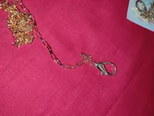 GUFEATHER C86, accesorios de joyería, cadena de bricolaje, chapado en oro de 18k, 0,3 micras, collar de pulsera de bricolaje, hecho a mano, fabricación de joyas, 1 m/lote