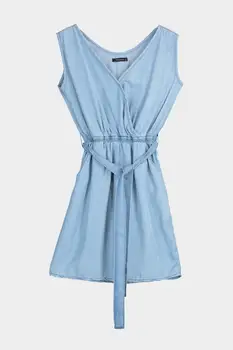 

Trendyol Lacing Detailed Denim Dress TWOSS20EL2749