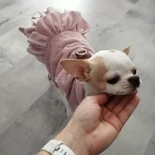 Warm Pet Dog Dress Vest Jacket For Dogs Cats Winter Chihuahua Yorkies Clothes Maltese