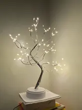 Study-Lamp Battery Holiday-Lighting-Decor Desk Fairy-Night-Light Bedside LED Christmas-Tree