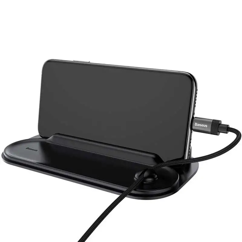 Автомобильный держатель Baseus Horizon Silicone Parking Number Card (ACNUM PM01) черный|Подставки и