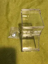 Hamster Rabbit Food Dispenser Feeder Plastic Clear Automatic Pet Feeder For Hamster Guinea