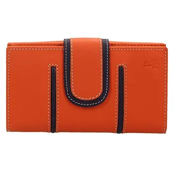 

Women's wallet in premium leather with ticket and purse compartment (18,5x9,5 cm) made in Spain