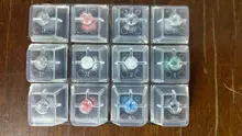 Acrylic Keyboard Tester Plastic Keycap Sampler for Cherry MX Switches
